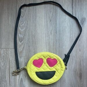 Betsey Johnson Yellow Emoji Crossbody Bag Luv Betsey